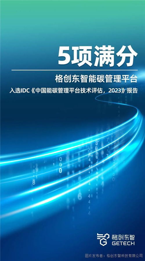 5项满分 格创东智能碳管理平台入选 中国能碳管理平台技术评估,2023